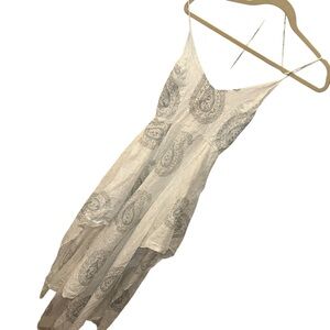 Nibi mtk be whit The Hamptons sun dress XS beach cover up STUNNING